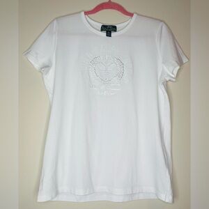 Ralph Lauren White Short Sleeve Tee